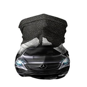 Бандана-труба 3D с принтом Mercedes в Новосибирске, 100% полиэстер, ткань с особыми свойствами — Activecool | плотность 150‒180 г/м2; хорошо тянется, но сохраняет форму | amg | benz | mercedes | бенс | бенц | кожа | мерседес