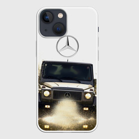 Чехол для iPhone 13 mini с принтом Mercedes в Новосибирске,  |  | amg | benz | gelentvagen | mercedes | бенс | бенц | гелентваген | гелик | мерседес