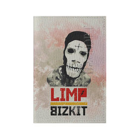 Обложка для паспорта матовая кожа с принтом Limp Bizkit в Новосибирске, натуральная матовая кожа | размер 19,3 х 13,7 см; прозрачные пластиковые крепления | Тематика изображения на принте: bizkit | limp | limp bizkit | бизкит | лимп | лимп бизкит | лимпбизкит | рок