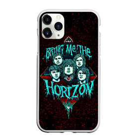Чехол для iPhone 11 Pro матовый с принтом Bring Me The Horizon в Новосибирске, Силикон |  | bmth | bring me the horizon | hardcore | rock | музыка | рок