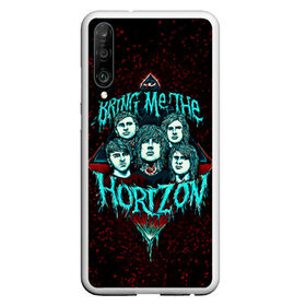 Чехол для Honor P30 с принтом Bring Me The Horizon в Новосибирске, Силикон | Область печати: задняя сторона чехла, без боковых панелей | bmth | bring me the horizon | hardcore | rock | музыка | рок