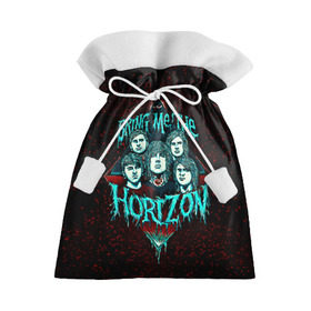 Подарочный 3D мешок с принтом Bring Me The Horizon в Новосибирске, 100% полиэстер | Размер: 29*39 см | bmth | bring me the horizon | hardcore | rock | музыка | рок