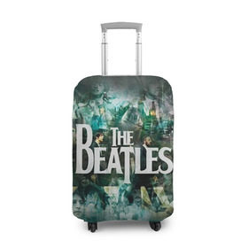 Чехол для чемодана 3D с принтом The Beatles в Новосибирске, 86% полиэфир, 14% спандекс | двустороннее нанесение принта, прорези для ручек и колес | beatles | rock | the beatles | битлз | битлс | битлы | рок