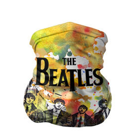 Бандана-труба 3D с принтом The Beatles в Новосибирске, 100% полиэстер, ткань с особыми свойствами — Activecool | плотность 150‒180 г/м2; хорошо тянется, но сохраняет форму | beatles | rock | the beatles | битлз | битлс | битлы | рок