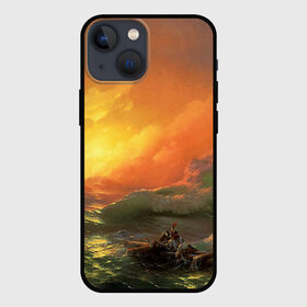 Чехол для iPhone 13 mini с принтом Айвазовский   9 Вал в Новосибирске,  |  | 9 вал | айвазовский | вал | девятый | картина | море | пейзаж | феодосия | художник | черное | шторм