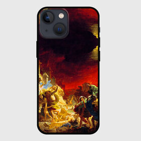 Чехол для iPhone 13 mini с принтом Брюллов   Последний день Помпеи в Новосибирске,  |  | брюллов | картина | последний день помпеи | художник