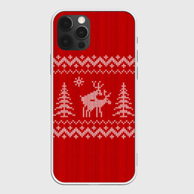 Чехол для iPhone 12 Pro Max с принтом Свитер с оленями в Новосибирске, Силикон |  | Тематика изображения на принте: deer | new year | sweater | winter | зима | новый год | олени | рождество | с новым годом | сhristmas | свитер