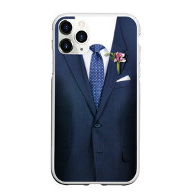 Чехол для iPhone 11 Pro Max матовый с принтом Жених в Новосибирске, Силикон |  | бутоньерка | жених | костюм | муж | пиджак | свадьба | семья