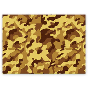 Поздравительная открытка с принтом Пустынный камуфляж в Новосибирске, 100% бумага | плотность бумаги 280 г/м2, матовая, на обратной стороне линовка и место для марки
 | Тематика изображения на принте: camo | camouflage | military | камо