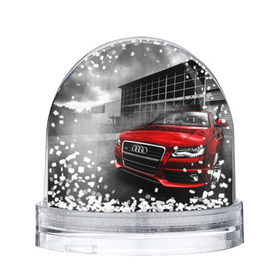Снежный шар с принтом Audi в Новосибирске, Пластик | Изображение внутри шара печатается на глянцевой фотобумаге с двух сторон | audi | ауди