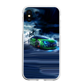 Чехол для iPhone XS Max матовый с принтом Toyota FT-86 в Новосибирске, Силикон | Область печати: задняя сторона чехла, без боковых панелей | ft 86 | toyota | тоёта | тойота