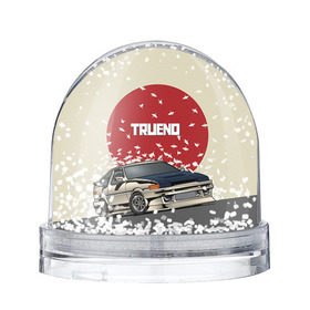 Снежный шар с принтом Toyota Trueno ae86 в Новосибирске, Пластик | Изображение внутри шара печатается на глянцевой фотобумаге с двух сторон | 86 | corolla | crane | hachiroku | jdm | toyota | trueno | ае86 | журавлики | тоёта | тойота | труено | хачироку | япония