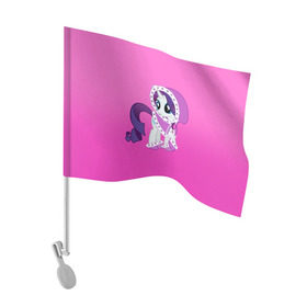 Флаг для автомобиля с принтом My Little Pony в Новосибирске, 100% полиэстер | Размер: 30*21 см | friendship is magic | mlp | my little pony | pinky pie | pony | swag | дружба | литл пони | мой маленький пони | пони | поняши | поняшки | сваг | свэг | чудо