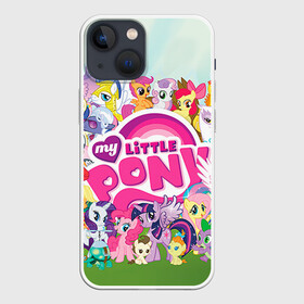 Чехол для iPhone 13 mini с принтом My Little Pony в Новосибирске,  |  | friendship is magic | mlp | my little pony | pinky pie | pony | swag | дружба | литл пони | мой маленький пони | пони | поняши | поняшки | сваг | свэг | чудо
