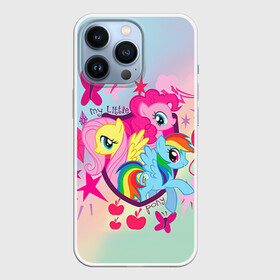 Чехол для iPhone 13 Pro с принтом My Little Pony в Новосибирске,  |  | Тематика изображения на принте: friendship is magic | mlp | my little pony | pinky pie | pony | swag | дружба | литл пони | мой маленький пони | пони | поняши | поняшки | сваг | свэг | чудо