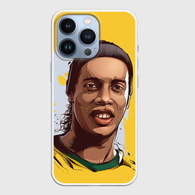 Чехол для iPhone 13 Pro с принтом Ronaldinho в Новосибирске,  |  | football | ronaldinho | роналдиньо | футбол | футболист