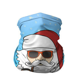 Бандана-труба 3D с принтом Дед мороз в Новосибирске, 100% полиэстер, ткань с особыми свойствами — Activecool | плотность 150‒180 г/м2; хорошо тянется, но сохраняет форму | 2016 | christmas | hipster | new year | дед мороз | животные | нг | новый год | рождество | с новым годом | санта | хипстер