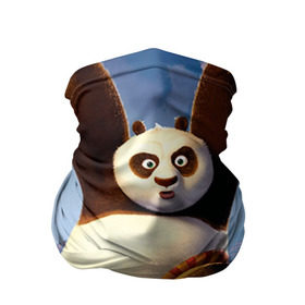 Бандана-труба 3D с принтом Кунг фу панда в Новосибирске, 100% полиэстер, ткань с особыми свойствами — Activecool | плотность 150‒180 г/м2; хорошо тянется, но сохраняет форму | kung fu | kung fu panda | panda | кунг фу | кунг фу панда | кунгфу | панда. кунг фу | по