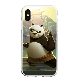 Чехол для iPhone XS Max матовый с принтом Кунг фу панда в Новосибирске, Силикон | Область печати: задняя сторона чехла, без боковых панелей | Тематика изображения на принте: kung fu | kung fu panda | panda | кунг фу | кунг фу панда | кунгфу | панда. кунг фу | по