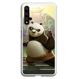 Чехол для Honor 20 с принтом Кунг фу панда в Новосибирске, Силикон | Область печати: задняя сторона чехла, без боковых панелей | Тематика изображения на принте: kung fu | kung fu panda | panda | кунг фу | кунг фу панда | кунгфу | панда. кунг фу | по