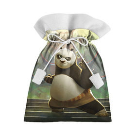 Подарочный 3D мешок с принтом Кунг фу панда в Новосибирске, 100% полиэстер | Размер: 29*39 см | kung fu | kung fu panda | panda | кунг фу | кунг фу панда | кунгфу | панда. кунг фу | по