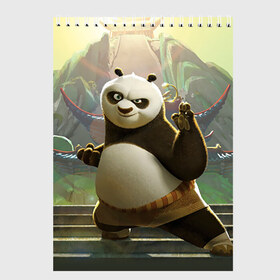 Скетчбук с принтом Кунг фу панда в Новосибирске, 100% бумага
 | 48 листов, плотность листов — 100 г/м2, плотность картонной обложки — 250 г/м2. Листы скреплены сверху удобной пружинной спиралью | kung fu | kung fu panda | panda | кунг фу | кунг фу панда | кунгфу | панда. кунг фу | по