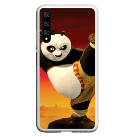 Чехол для Honor 20 с принтом Кунг фу панда в Новосибирске, Силикон | Область печати: задняя сторона чехла, без боковых панелей | Тематика изображения на принте: kung fu | kung fu panda | panda | кунг фу | кунг фу панда | кунгфу | панда. кунг фу | по