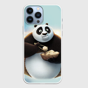 Чехол для iPhone 13 Pro Max с принтом Кунг фу панда в Новосибирске,  |  | Тематика изображения на принте: панда