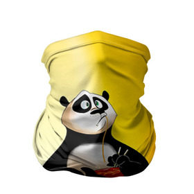 Бандана-труба 3D с принтом Кунг фу панда в Новосибирске, 100% полиэстер, ткань с особыми свойствами — Activecool | плотность 150‒180 г/м2; хорошо тянется, но сохраняет форму | Тематика изображения на принте: kung fu | kung fu panda | panda | кунг фу | кунг фу панда | кунгфу | панда. кунг фу | по