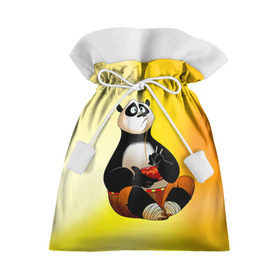 Подарочный 3D мешок с принтом Кунг фу панда в Новосибирске, 100% полиэстер | Размер: 29*39 см | kung fu | kung fu panda | panda | кунг фу | кунг фу панда | кунгфу | панда. кунг фу | по