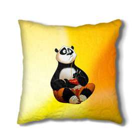 Подушка 3D с принтом Кунг фу панда в Новосибирске, наволочка – 100% полиэстер, наполнитель – холлофайбер (легкий наполнитель, не вызывает аллергию). | состоит из подушки и наволочки. Наволочка на молнии, легко снимается для стирки | Тематика изображения на принте: kung fu | kung fu panda | panda | кунг фу | кунг фу панда | кунгфу | панда. кунг фу | по