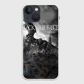 Чехол для iPhone 13 mini с принтом Black Veil Brides в Новосибирске,  |  | Тематика изображения на принте: black | brides | bvb | veil | группа | рок