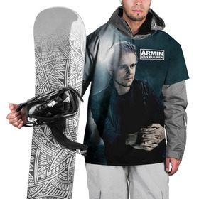 Накидка на куртку 3D с принтом Armin Van Buuren в Новосибирске, 100% полиэстер |  | addicted | buuren | van | аrmin | армен | бюрен | ван