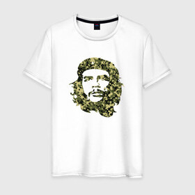 Мужская футболка хлопок с принтом Che Guevara camo в Новосибирске, 100% хлопок | прямой крой, круглый вырез горловины, длина до линии бедер, слегка спущенное плечо. | 