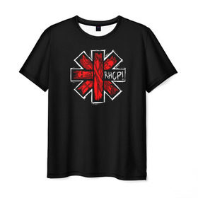 Мужская футболка 3D с принтом Red Hot Chili Peppers в Новосибирске, 100% полиэфир | прямой крой, круглый вырез горловины, длина до линии бедер | chili | heavy | hot | metal | peppers | red | rhcp | rock | trash | кидис | метал | рок | хеви | энтони