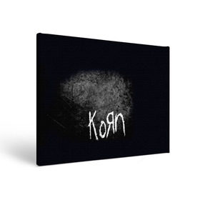 Холст прямоугольный с принтом KoЯn в Новосибирске, 100% ПВХ |  | korn | metal | rock | группы | корн | метал | рок