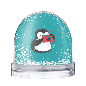 Снежный шар с принтом Пингвин с фотоаппаратом в Новосибирске, Пластик | Изображение внутри шара печатается на глянцевой фотобумаге с двух сторон | Тематика изображения на принте: 14 февраля | влюбленные | девушка | день святого валентина | любовь | пара | парень