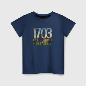 Детская футболка хлопок с принтом 1703 family в Новосибирске, 100% хлопок | круглый вырез горловины, полуприлегающий силуэт, длина до линии бедер | Тематика изображения на принте: петербург | питер | санкт | санкт петербург | спб