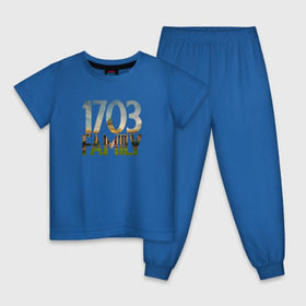 Детская пижама хлопок с принтом 1703 family в Новосибирске, 100% хлопок |  брюки и футболка прямого кроя, без карманов, на брюках мягкая резинка на поясе и по низу штанин
 | петербург | питер | санкт | санкт петербург | спб