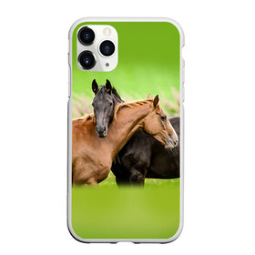 Чехол для iPhone 11 Pro Max матовый с принтом Лошади 2 в Новосибирске, Силикон |  | horse | horseshoe | акварель | головалошади | грива | единорог | жеребец | животные | конь | лошадь | лошадьскрыльями | подкова | природа | рисуноккрасками