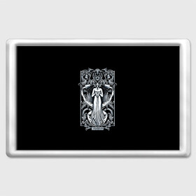Магнит 45*70 с принтом Водолей в Новосибирске, Пластик | Размер: 78*52 мм; Размер печати: 70*45 | aquarius | арт | водолей | гороскоп | знаки зодиака | череп