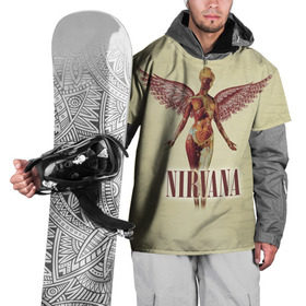 Накидка на куртку 3D с принтом Nirvana в Новосибирске, 100% полиэстер |  | Тематика изображения на принте: cobain | curt | nirvana | rock | группа | кобейн | курт | нирвана | рок