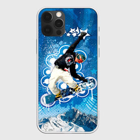 Чехол для iPhone 12 Pro Max с принтом Экстрим в Новосибирске, Силикон |  | Тематика изображения на принте: extreme | snowboard | сноуборд | сноубордист | спорт | экстрим