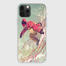 Чехол для iPhone 12 Pro Max с принтом Сноуборд в Новосибирске, Силикон |  | Тематика изображения на принте: extreme | snowboard | сноуборд | сноубордист | экстрим