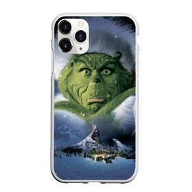 Чехол для iPhone 11 Pro Max матовый с принтом Гринч в Новосибирске, Силикон |  | grinch | гринч | нг | новый год | рождество