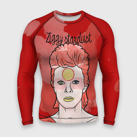 Мужской рашгард 3D с принтом Ziggy Stardust в Новосибирске,  |  | Тематика изображения на принте: bowie | david | ziggy stardust | боуи | дэвид | музыкант | певец | рок