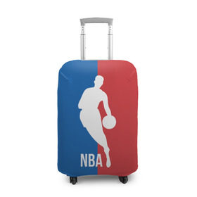 Чехол для чемодана 3D с принтом Эмблема NBA в Новосибирске, 86% полиэфир, 14% спандекс | двустороннее нанесение принта, прорези для ручек и колес | basketball | nba | баскет | баскетбол | баскетбольный | нба | спорт | эмблема