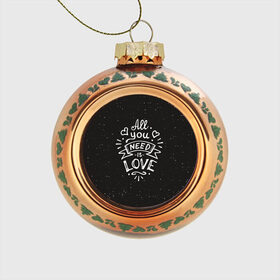 Стеклянный ёлочный шар с принтом Любовь надпись в Новосибирске, Стекло | Диаметр: 80 мм | 14 февраля | love | влюбленный | день святого валентина | любовь | милый | романтика | сердце