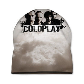 Шапка 3D с принтом Coldplay в Новосибирске, 100% полиэстер | универсальный размер, печать по всей поверхности изделия | coldplay | rock | колдплэй | рок