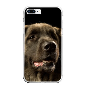 Чехол для iPhone 7Plus/8 Plus матовый с принтом Леонбергер в Новосибирске, Силикон | Область печати: задняя сторона чехла, без боковых панелей | животное | леонбергер | порода | собака
